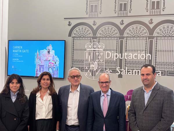 El Patio de La Salina acoge durante los meses de octubre y noviembre la exposición de collages de Carmen Martín Gaite