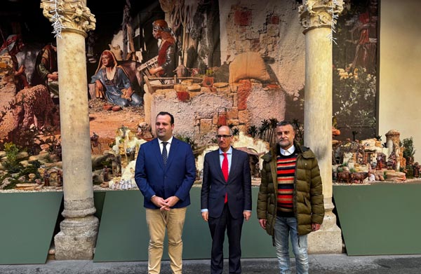 La Diputación de Salamanca inaugura el tradicional Belén Monumental de carácter histórico en el Patio de la Salina