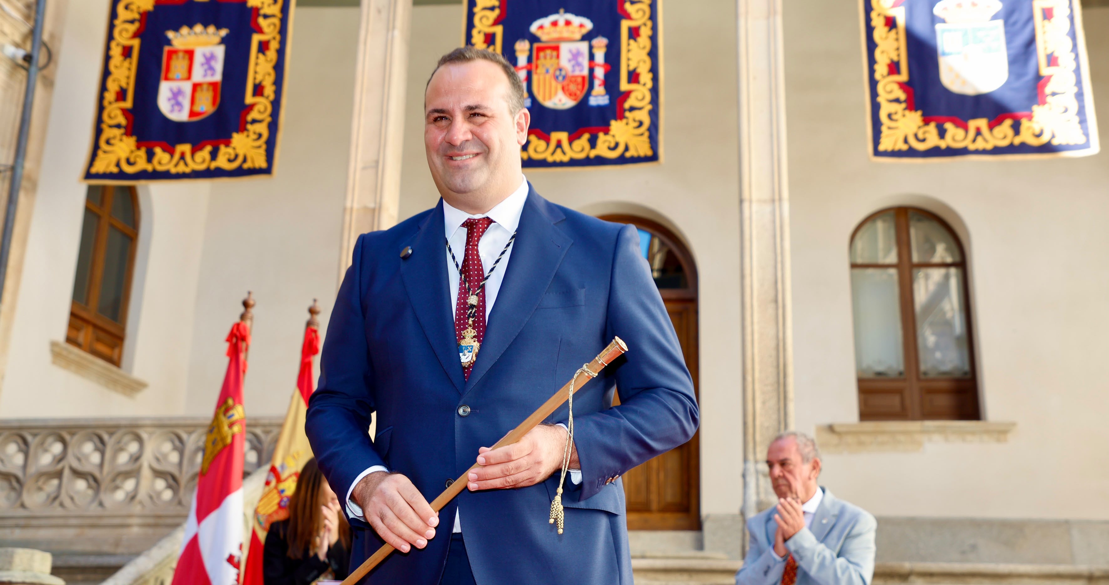 David Mingo tras ser nombrado presidente de la Diputación
